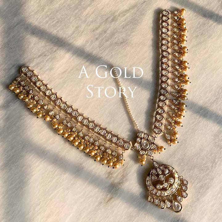 ANDALAH BRIDAL KUNDAN POLKI SET