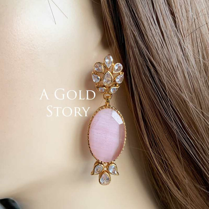 ABRISHAM EARRINGS PINK