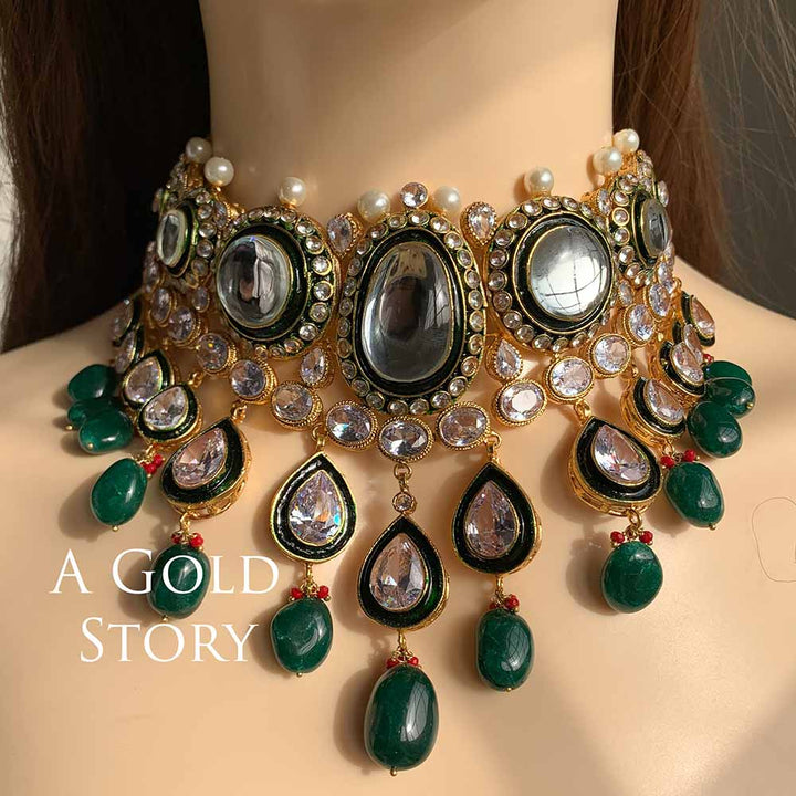 ADORINA BRIDAL POLKI SET