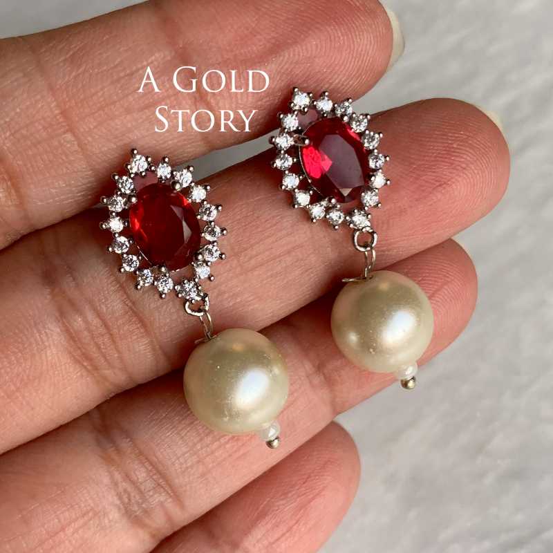 MELODY EARRINGS RED