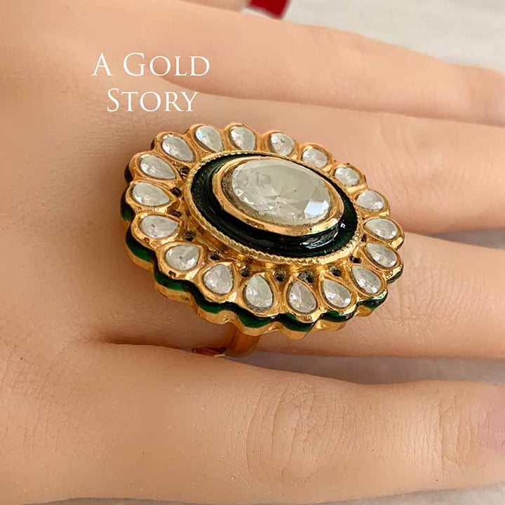 AREEJ KUNDAN RING