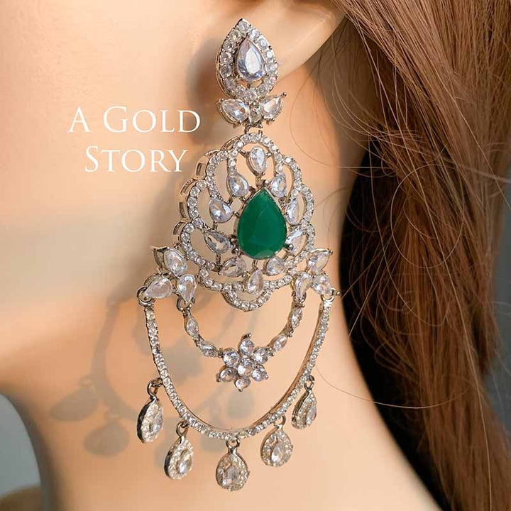 ABEER EARRINGS GREEN