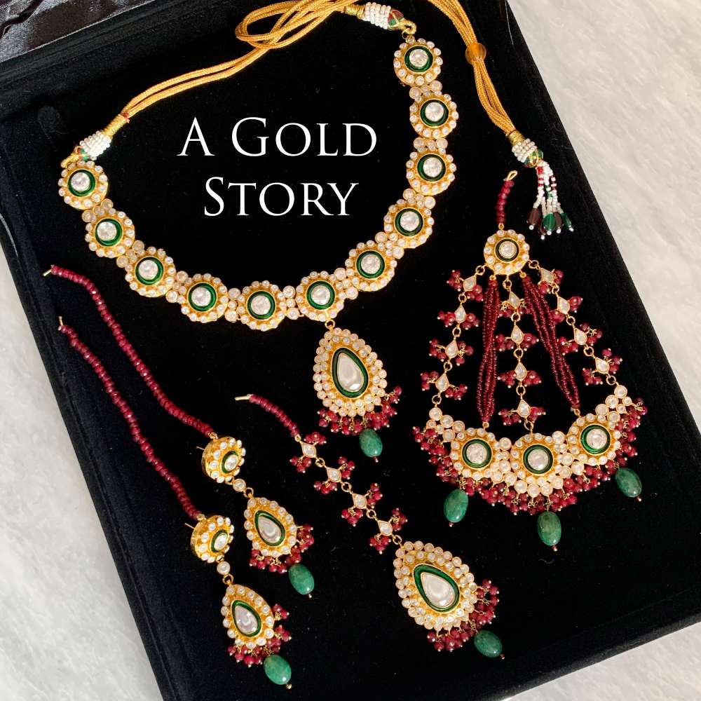 KHUSHBOO KUNDAN POLKI BRIDAL SET