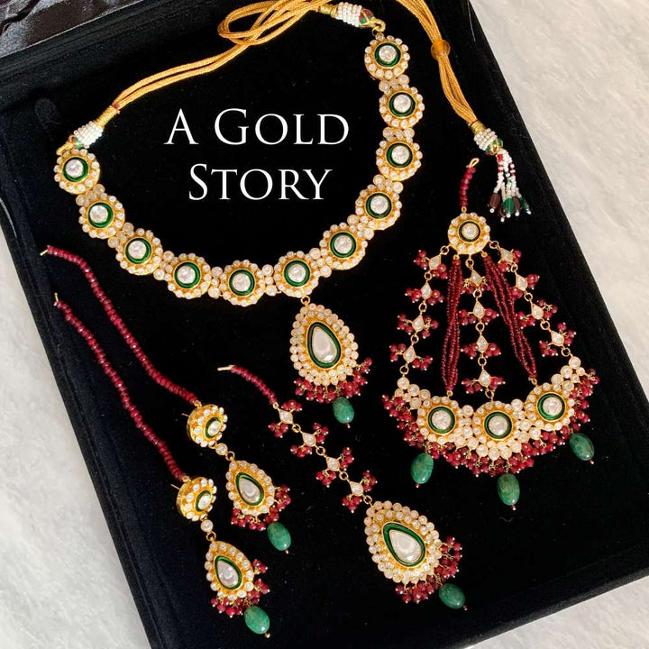 KHUSHBOO KUNDAN POLKI BRIDAL SET