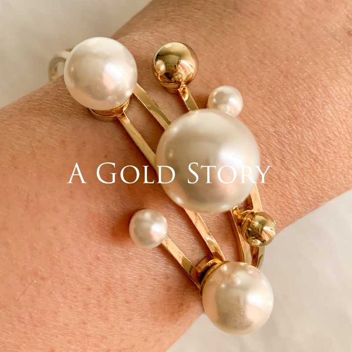 OLIVIA PEARL RING & BRACELTE SET