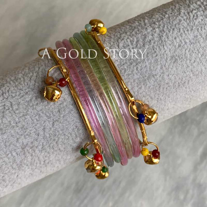 ALEENA BANGLES SET MULICOLOR