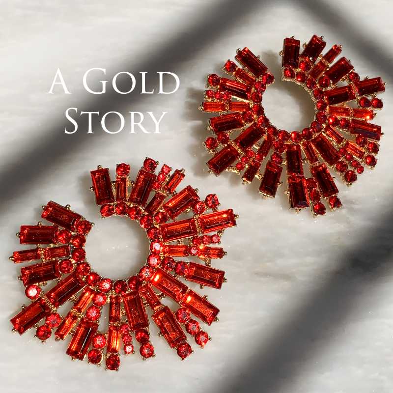 KIARA EARRINGS RED