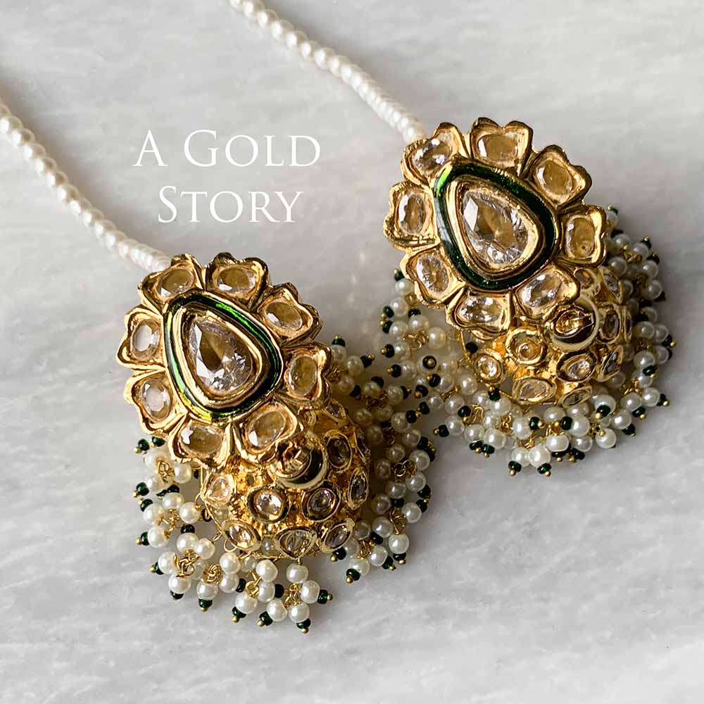 MALIKA JAHAN KUNDAN POLKI BRIDAL SET