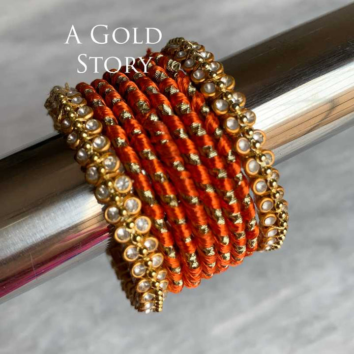 ALEENA BABY BANGLES ORANGE