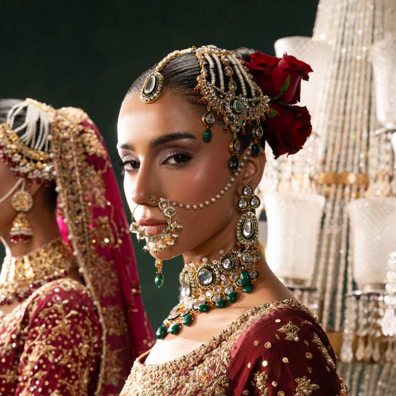 ADORINA BRIDAL POLKI SET