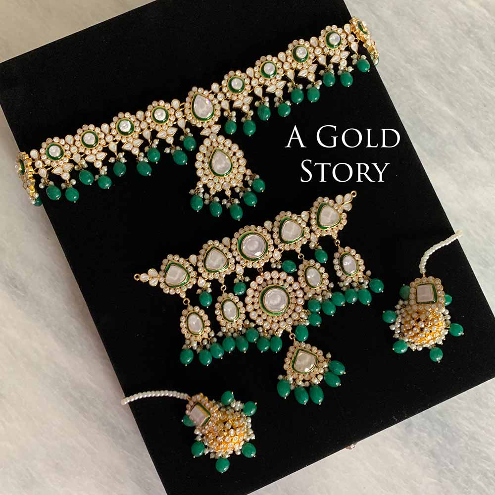 ZEENAT KUNDAN POLKI BRIDAL SET