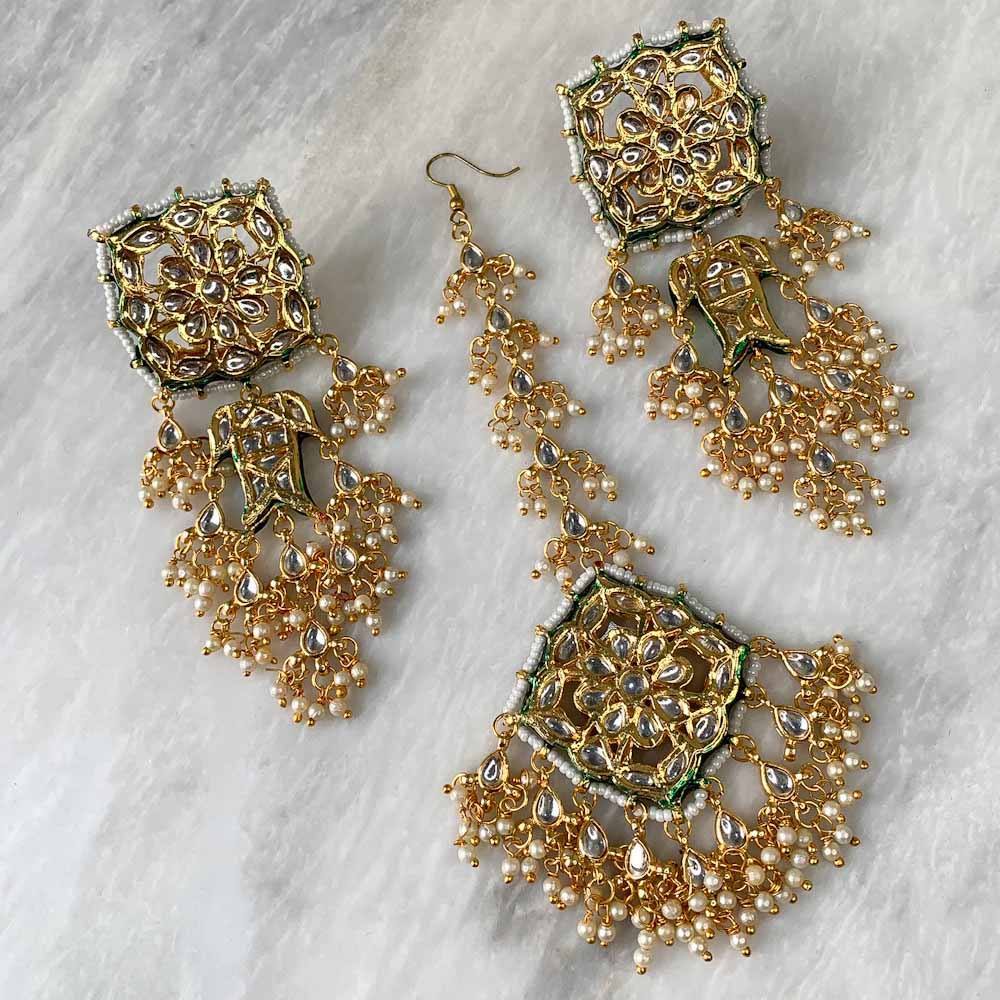 AZITA KUNDAN EARRINGS - A GOLD STORY