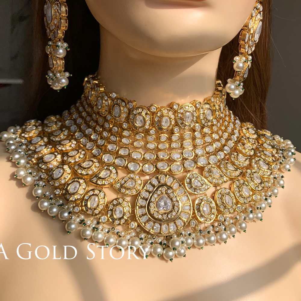 DIVIYA KUNDAN POLKI BRIDAL SET