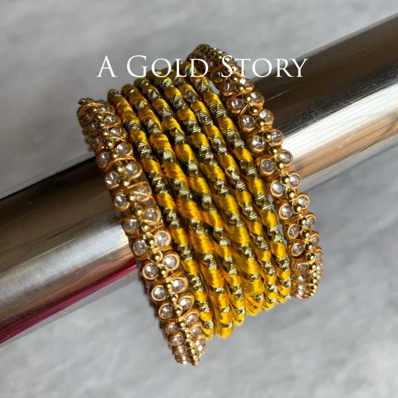 ALEENA BABY BANGLES YELLOW