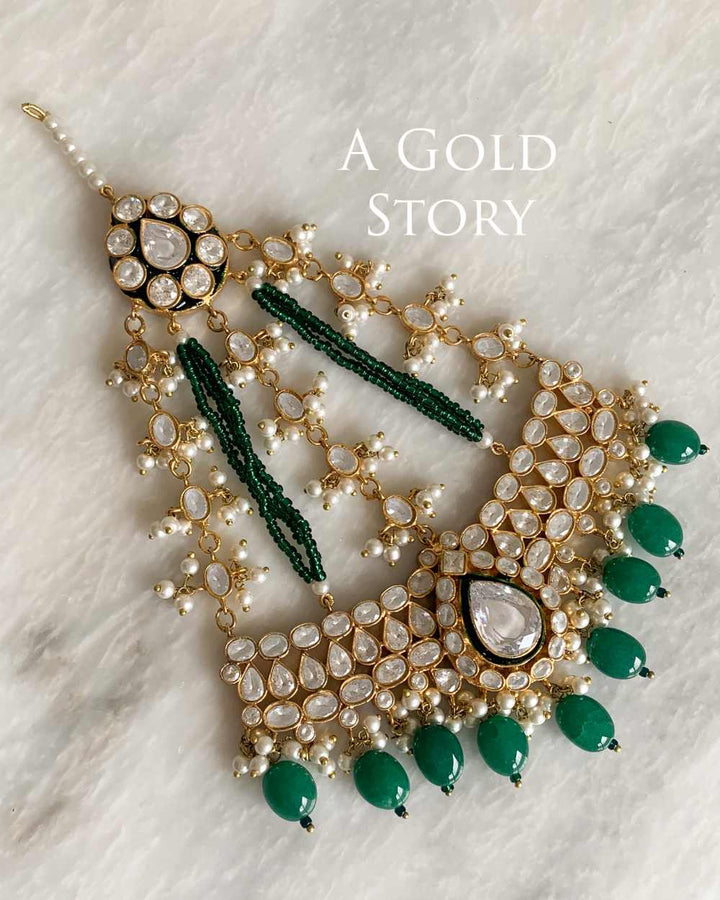 RANI JAAN KUNDAN POLKI BRIDAL SET