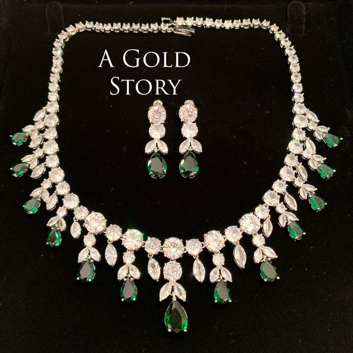 VICTORIA SET EMERALD GREEN