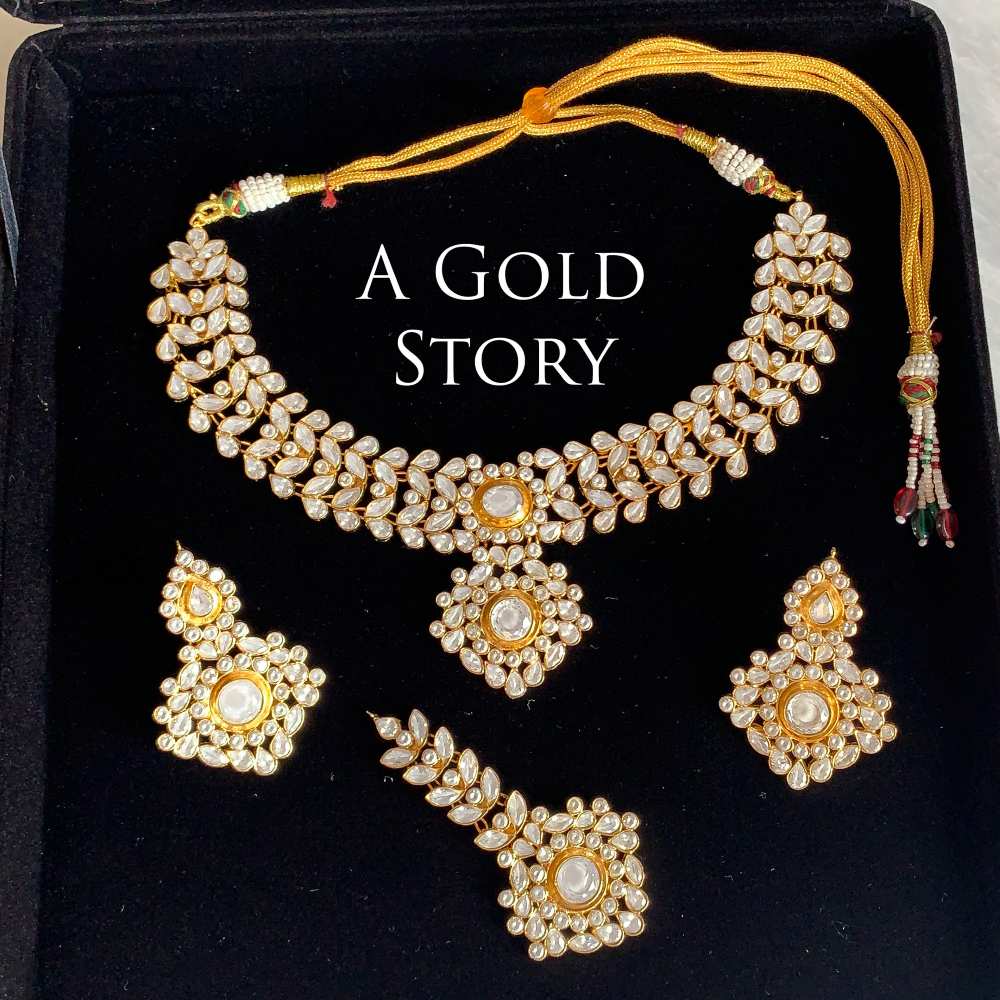 AAZMIN KUNDAN POLKI BRIDAL SET