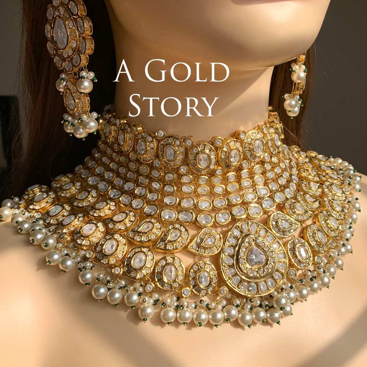 DIVIYA KUNDAN POLKI BRIDAL SET