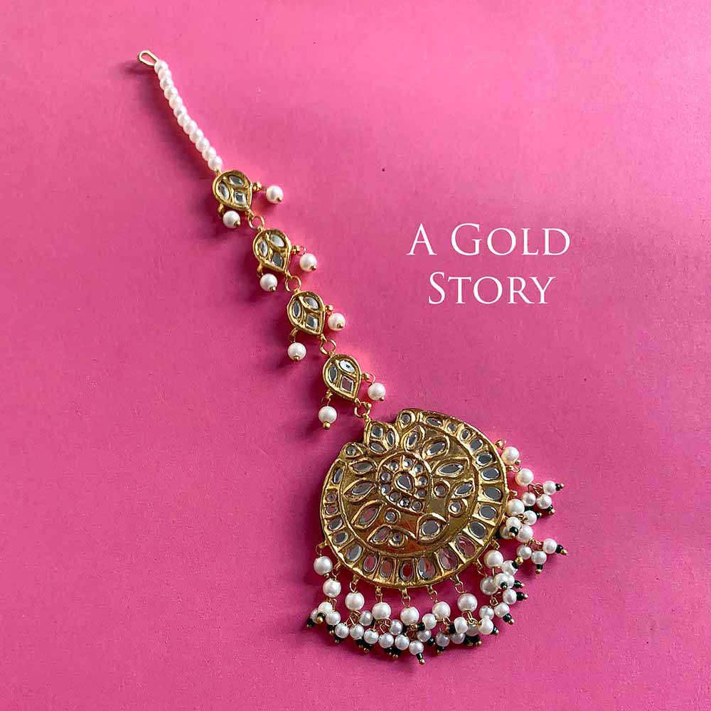 IBTISAM KUNDAN BRIDAL CHOKER SET