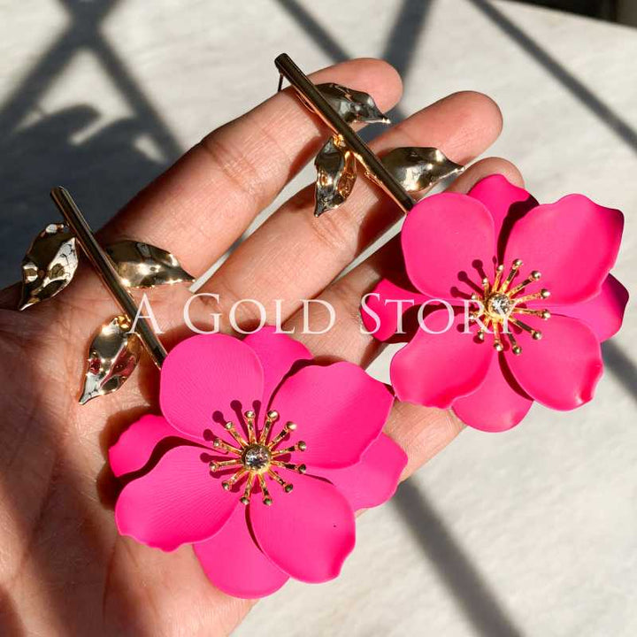 OLIVIA EARRINGS PINK