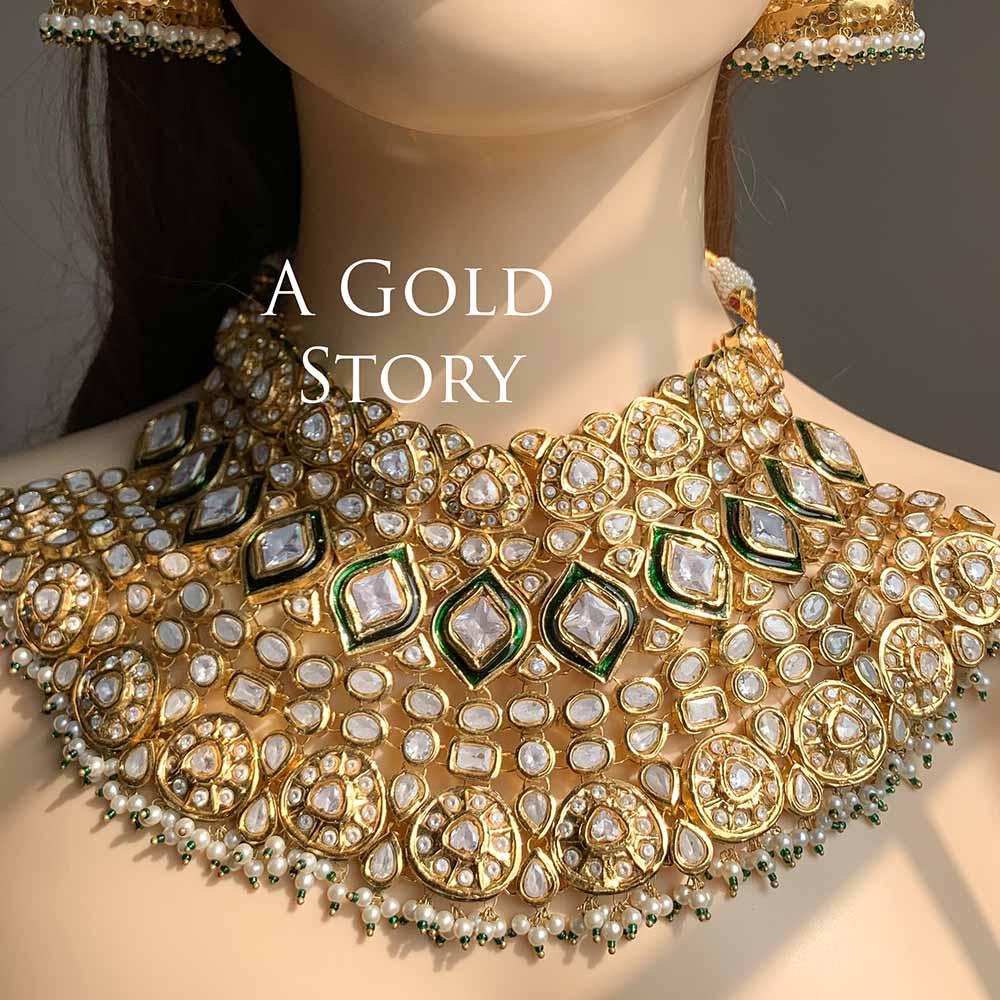 JASMINE KUNDAN POLKI BRIDAL SET