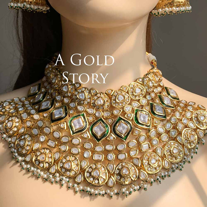 JASMINE KUNDAN POLKI BRIDAL SET