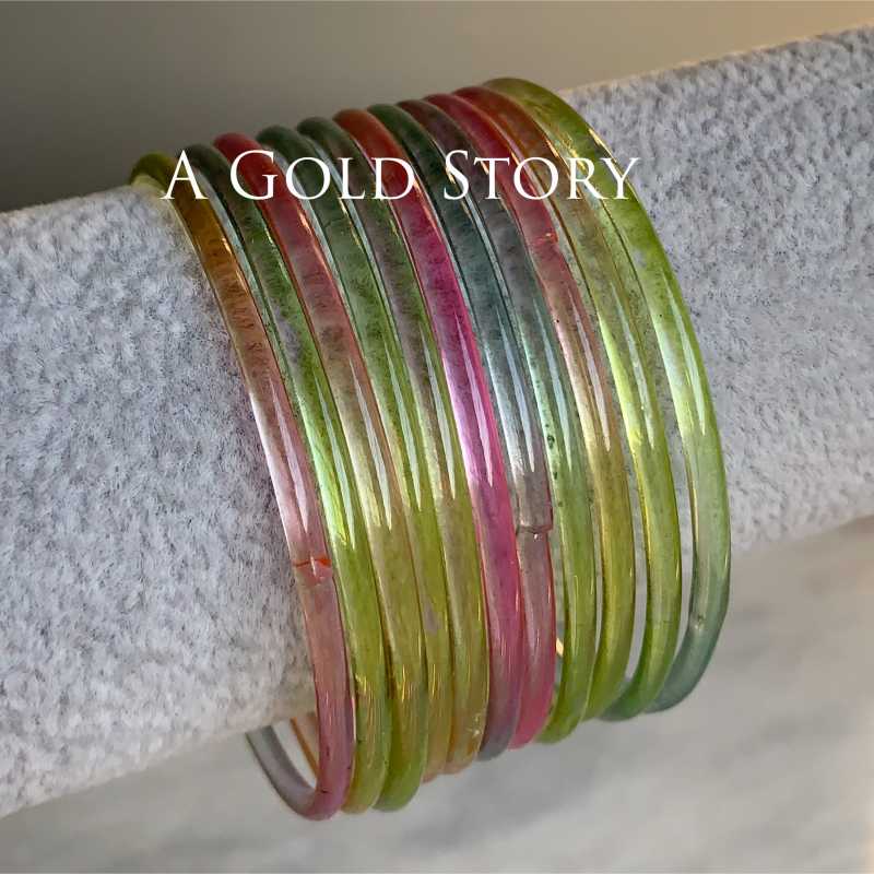 JELLY GLASS BANGLES MULTICOLOR