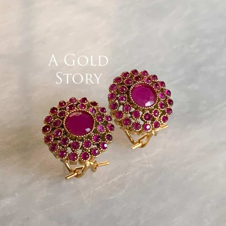ALHINA PENDANT SET RUBY