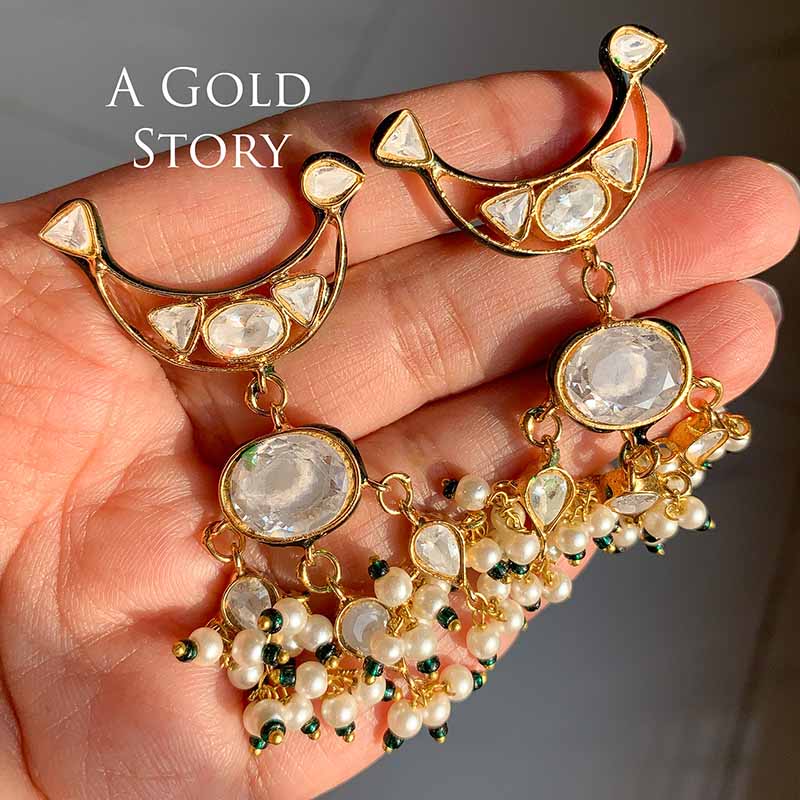 HASEENA KUNDAN EARRINGS