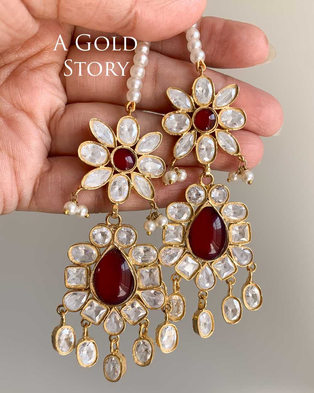 QUEEN KUNDAN POLKI BRIDAL SET