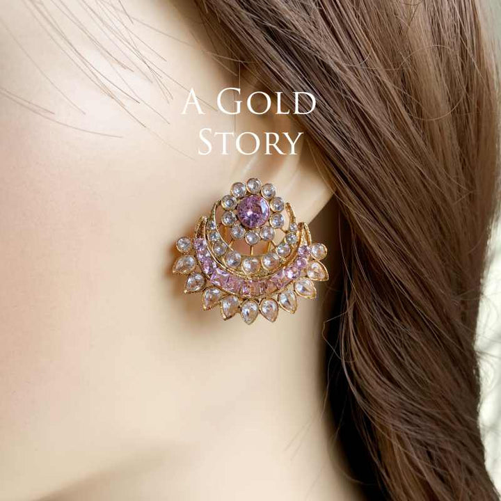 NABIHA EARRINGS LILAC