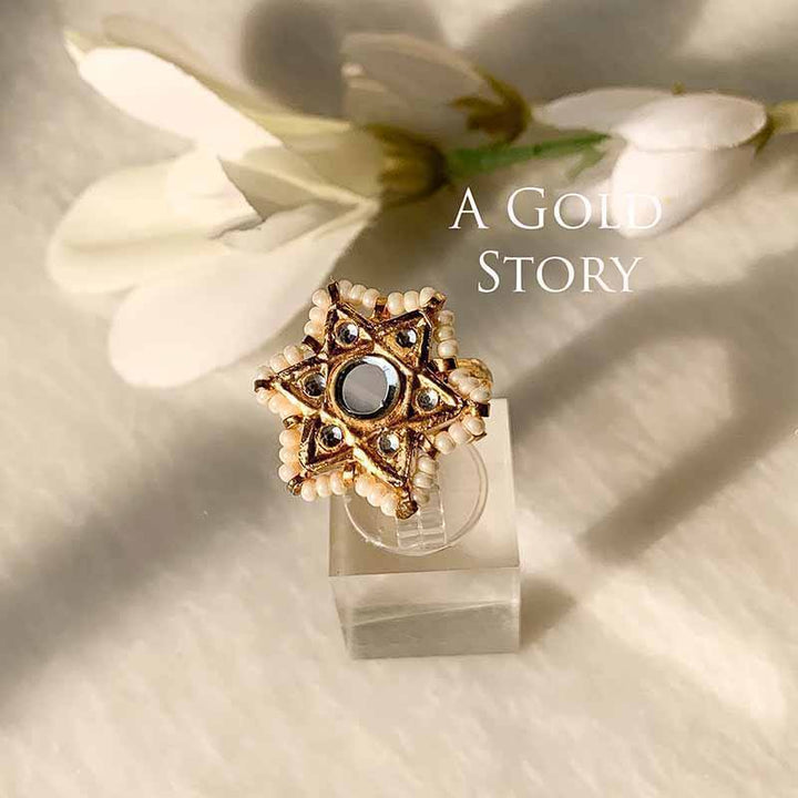 MALVA KUNDAN RING STAR