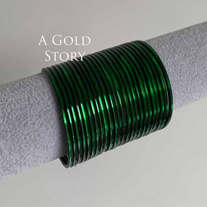 NEHA BANGLES EMERALD GREEN