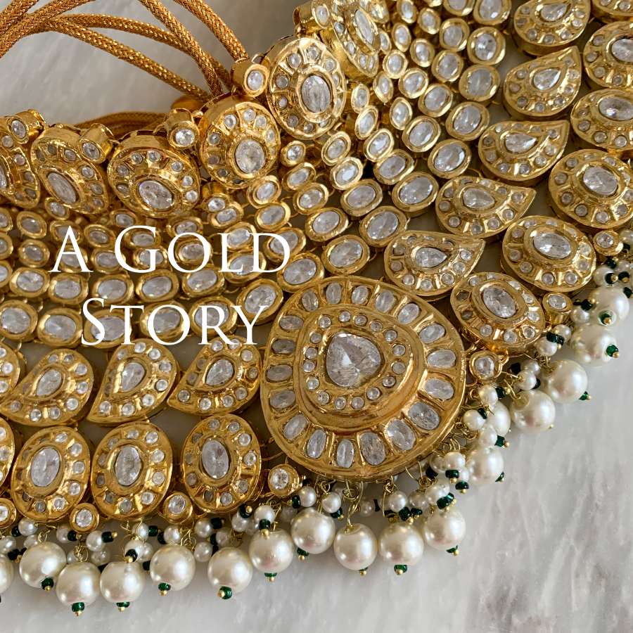 DIVIYA KUNDAN POLKI BRIDAL SET