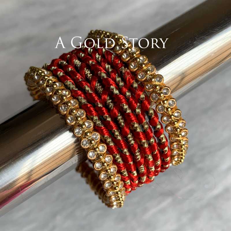 ALEENA BABY BANGLES RED