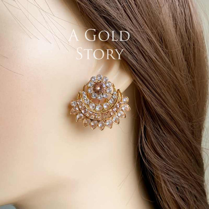 NABIHA EARRINGS CHAMPAGNE