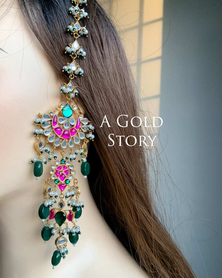 WABISA EARRINGS AND TIKKA