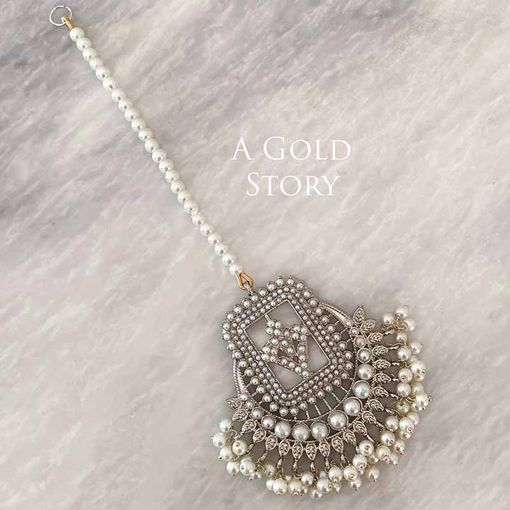 FRIDA EARRINGS PEARL SILVER