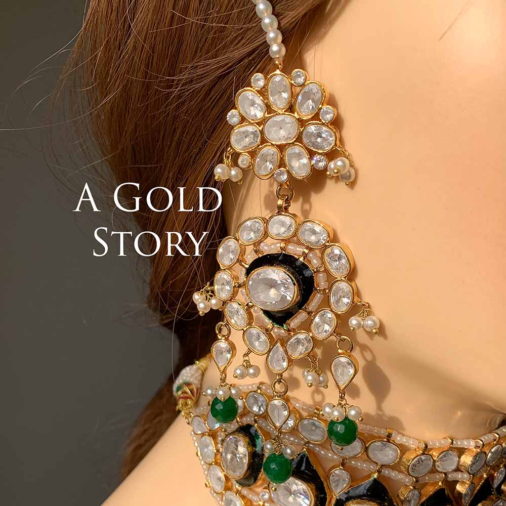 AANIYA KUNDAN POLKI BRIDAL SET