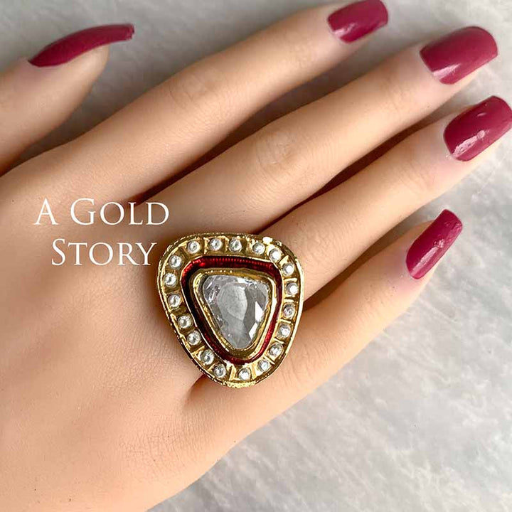 NOURSABA RING RED/ MAROON