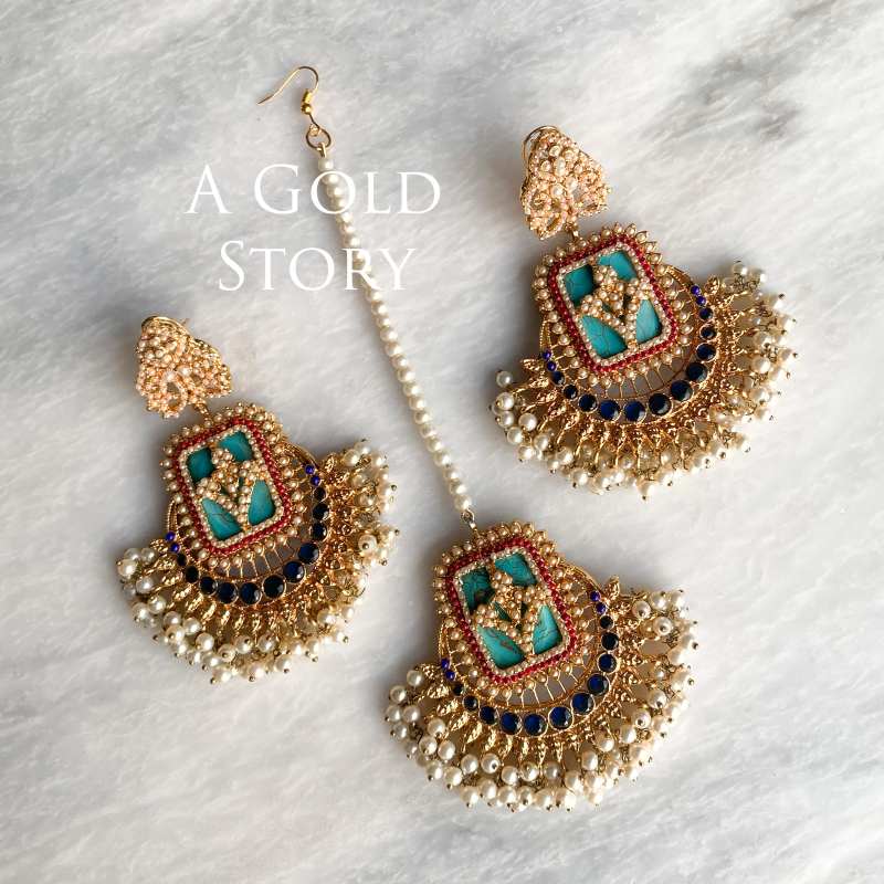 FRIDA EARRINGS AND TIKKA FEROZI