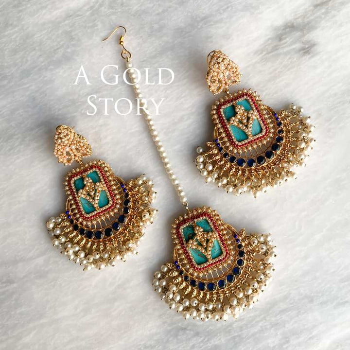 FRIDA EARRINGS AND TIKKA FEROZI