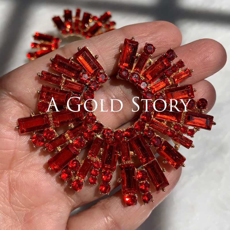 KIARA EARRINGS RED