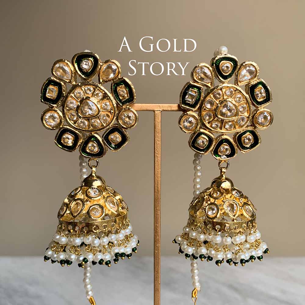 EYANA KUNDAN POLKI BRIDAL SET