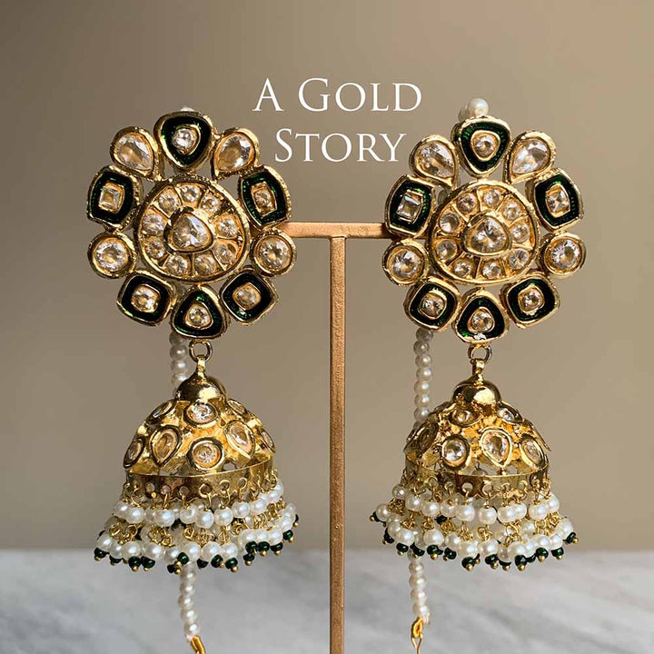 EYANA KUNDAN POLKI BRIDAL SET