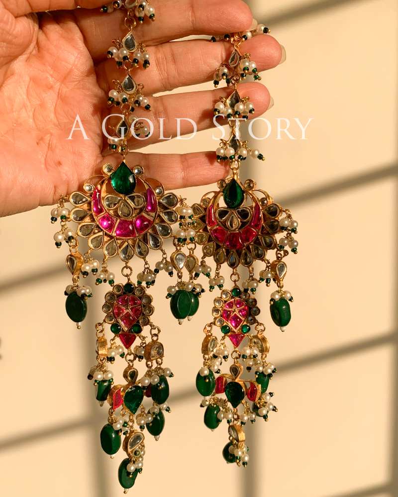 WABISA EARRINGS AND TIKKA
