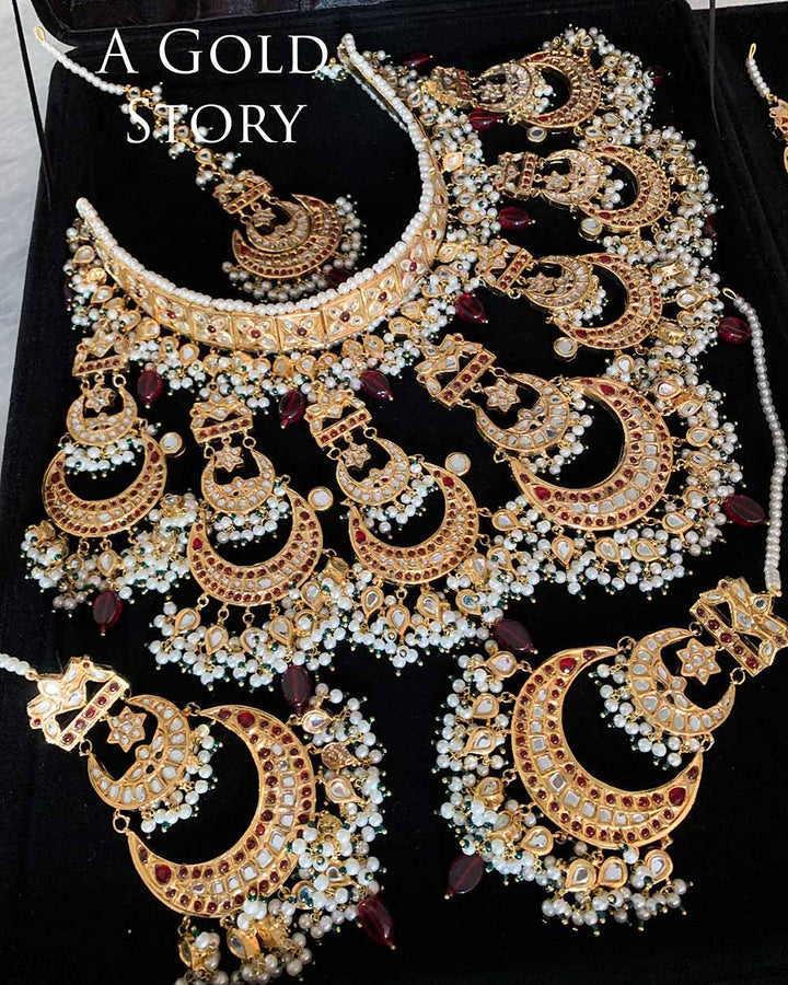 MAHA RANI KUNDAN POLKI BRIDAL SET