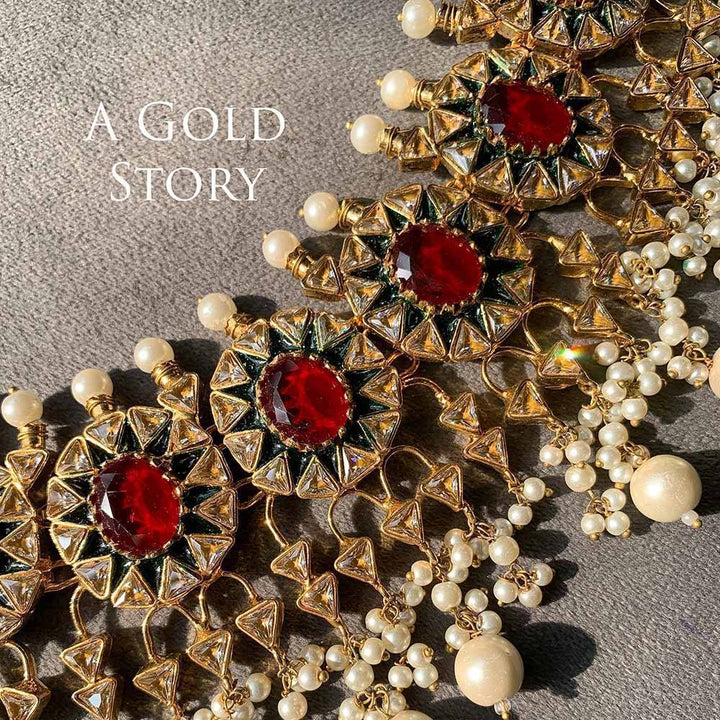 ANAYA BRIDAL SET RED