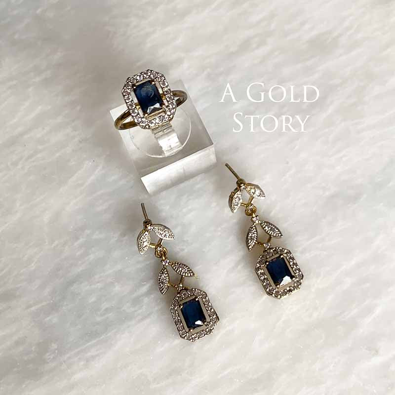 MIRAL CHOKER SET BLUE