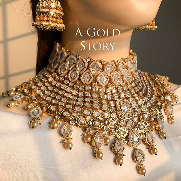 ANDALAH BRIDAL KUNDAN POLKI SET